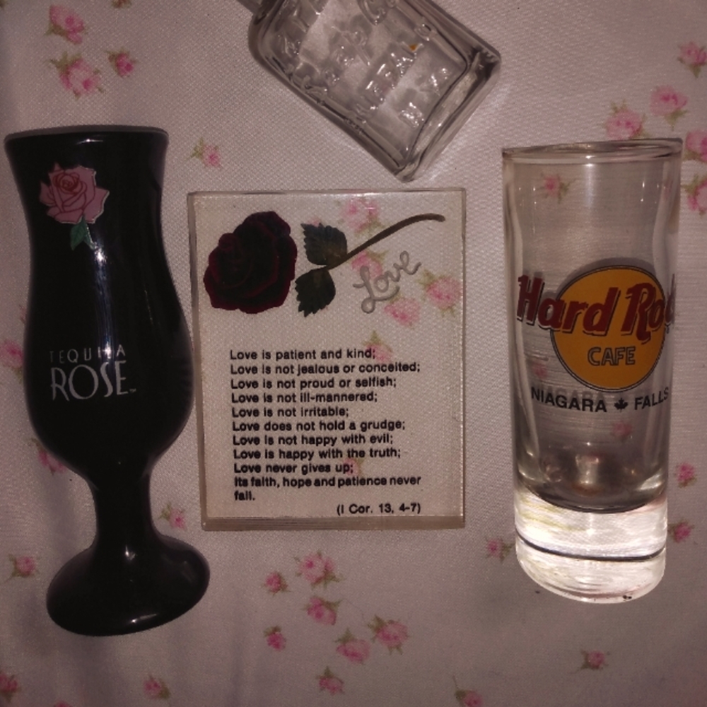 Tequila rose shot glass planet Hollywood